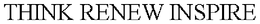 THINK RENEW INSPIRE trademark