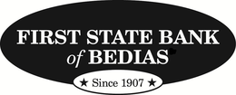 FIRST STATE BANK OF BEDIAS SINCE 1907 trademark