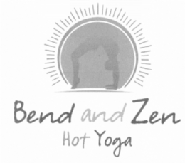 BEND AND ZEN HOT YOGA trademark