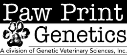 PAW PRINT GENETICS A DIVISION OF GENETIC VETERINARY SCIENCES, INC. trademark