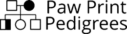 PAW PRINT PEDIGREES trademark