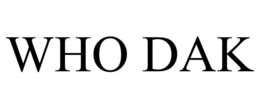 WHO DAK trademark