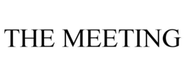 THE MEETING trademark