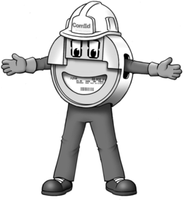 COMED AN EXELON COMPANY I-210 33 832 91CL 20 240V 3W FM4S 726X400001 60 HZ TA 2.5 KH 1.0 KT0.1 trademark