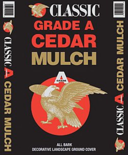 CLASSIC GRADE A CEDAR MULCH trademark