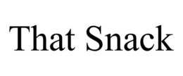 THAT SNACK trademark