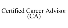 CERTIFIED CAREER ADVISOR (CA) trademark