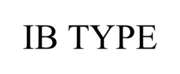 IB TYPE trademark