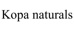 KOPA NATURALS trademark