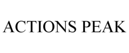 ACTIONS PEAK trademark