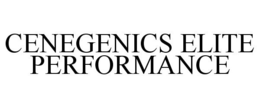CENEGENICS ELITE PERFORMANCE trademark