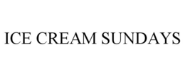 ICE CREAM SUNDAYS trademark