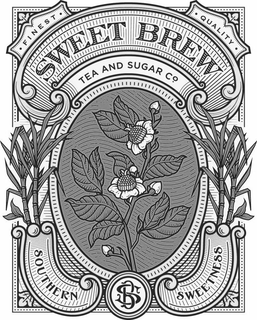 FINEST QUALITY SWEET BREW TEA AND SUGAR CO. SOUTHERN SWEETNESS SB trademark