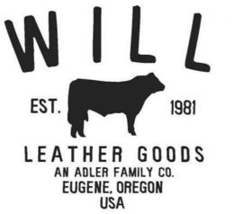 WILL LEATHER GOODS AN ADLER FAMILY CO. EUGENE, OREGON USA EST. 1981 trademark