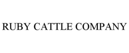 RUBY CATTLE COMPANY trademark
