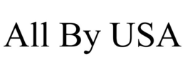 ALL BY USA trademark