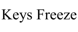 KEYS FREEZE trademark