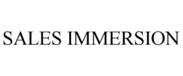 SALES IMMERSION trademark