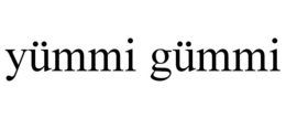 YÜMMI GÜMMI trademark