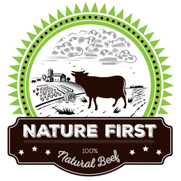 NATURE FIRST 100% NATURAL BEEF trademark