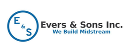 E & S EVERS & SONS INC. WE BUILD MIDSTREAM trademark