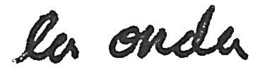 LA ONDA trademark