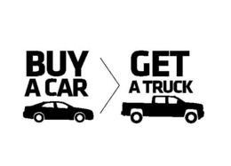 BUY A CAR GET A TRUCK trademark