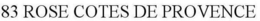 83 ROSE COTES DE PROVENCE trademark