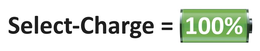SELECT-CHARGE = 100% trademark