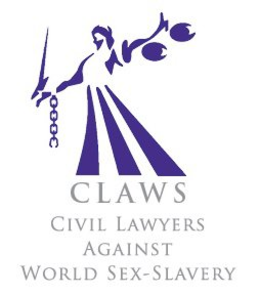 CLAWS CIVIL LAWYERS AGAINST WORLD SEX-SLAVERY trademark
