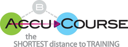ACCUCOURSE THE SHORTEST DISTANCE TO TRAINING trademark