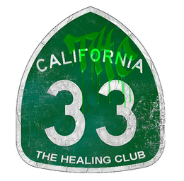CALIFORNIA 33 THE HEALING CLUB THC trademark