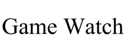 GAME WATCH trademark