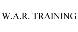 W.A.R. TRAINING trademark