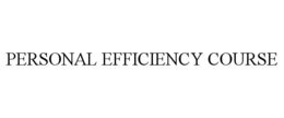 PERSONAL EFFICIENCY COURSE trademark