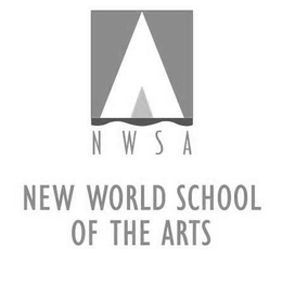 N W S A  NEW WORLD SCHOOL OF THE ARTS trademark