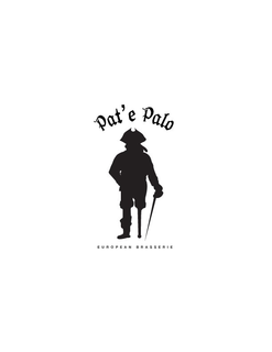 PAT'E PALO EUROPEAN BRASSERIE trademark