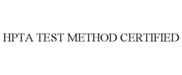 HPTA TEST METHOD CERTIFIED trademark