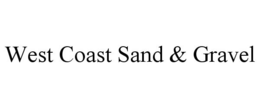 WEST COAST SAND & GRAVEL trademark
