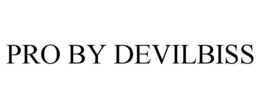 PRO BY DEVILBISS trademark
