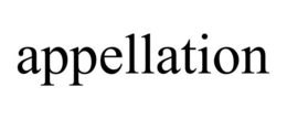APPELLATION trademark