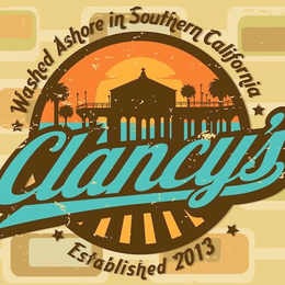 CLANCY'S WASHED ASHORE IN SOUTHERN CALIFORNIA ESTABLISHED 2013 trademark