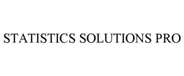 STATISTICS SOLUTIONS PRO trademark