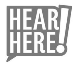 HEAR HERE! trademark