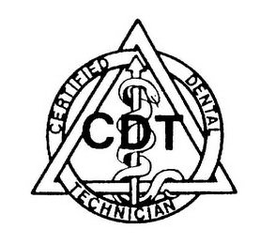 CDT CERTIFIED DENTAL TECHNICIAN trademark