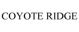 COYOTE RIDGE trademark