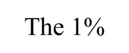 THE 1% trademark