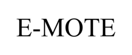 E-MOTE trademark
