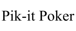 PIK-IT POKER trademark