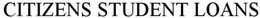 CITIZENS STUDENT LOANS trademark